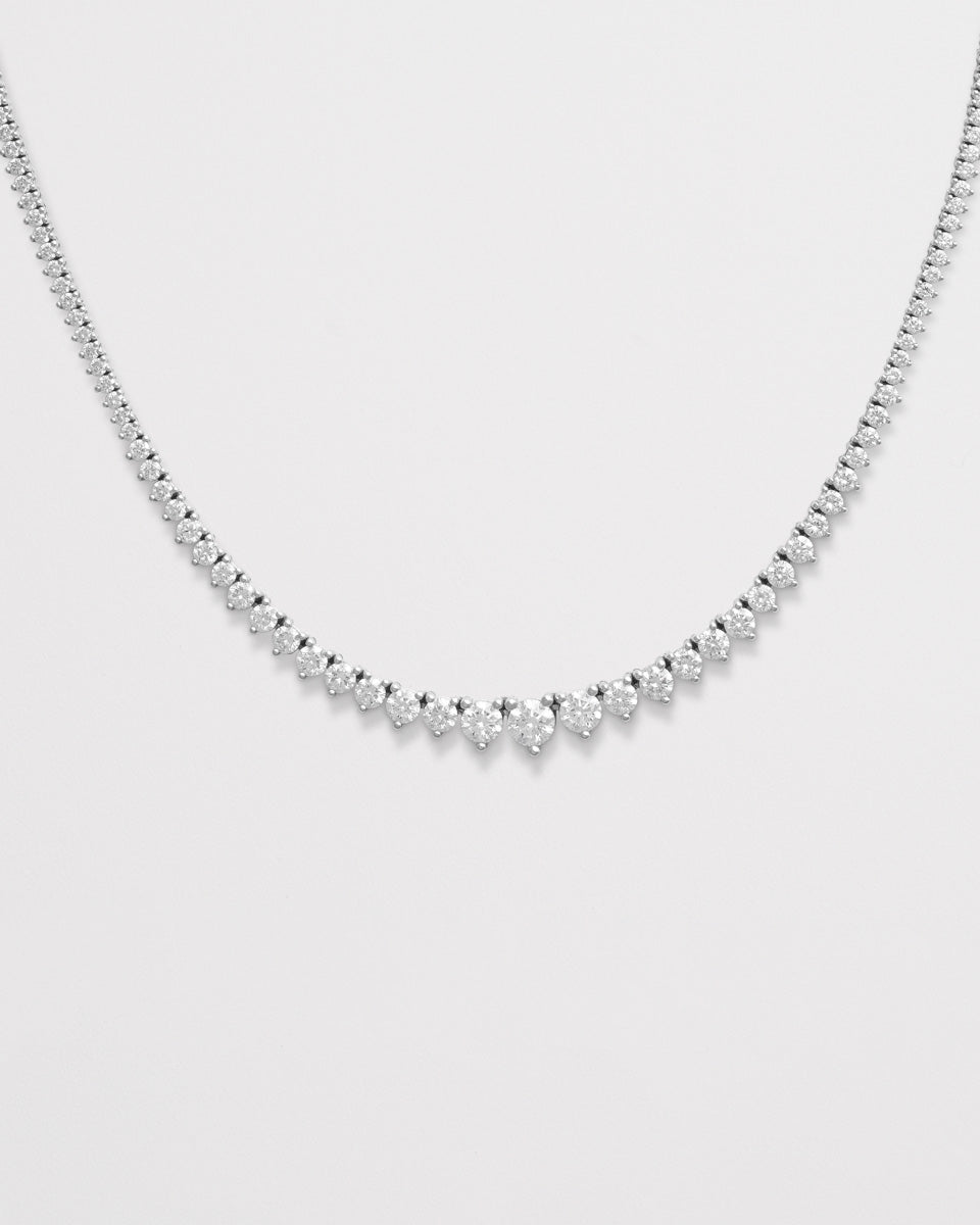 diamond riviera tennis necklace